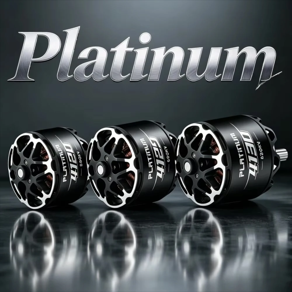 Hobbywing Platinum 4120 4125 4130 6S/12S 6mm Shaft Brushless Motor For RC Fixed-wing Airplane Parts
Hobbywing Platinum 4120 4125 4130 6S/12S 6mm Shaft Brushless Motor For RC Fixed-wing Airplane Parts