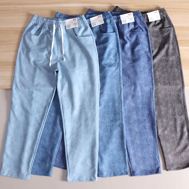 Джинсовая ткань в пятнах в стиле ретро, мягкие и гладкие мужские прямые джинсы со свободной талией, осенний сезон, дышащий хлопок, 00% материал
Джинсовая ткань в пятнах в стиле ретро, мягкие и гладкие мужские прямые джинсы со свободной талией, осенний сезон, дышащий хлопок, 00% материал