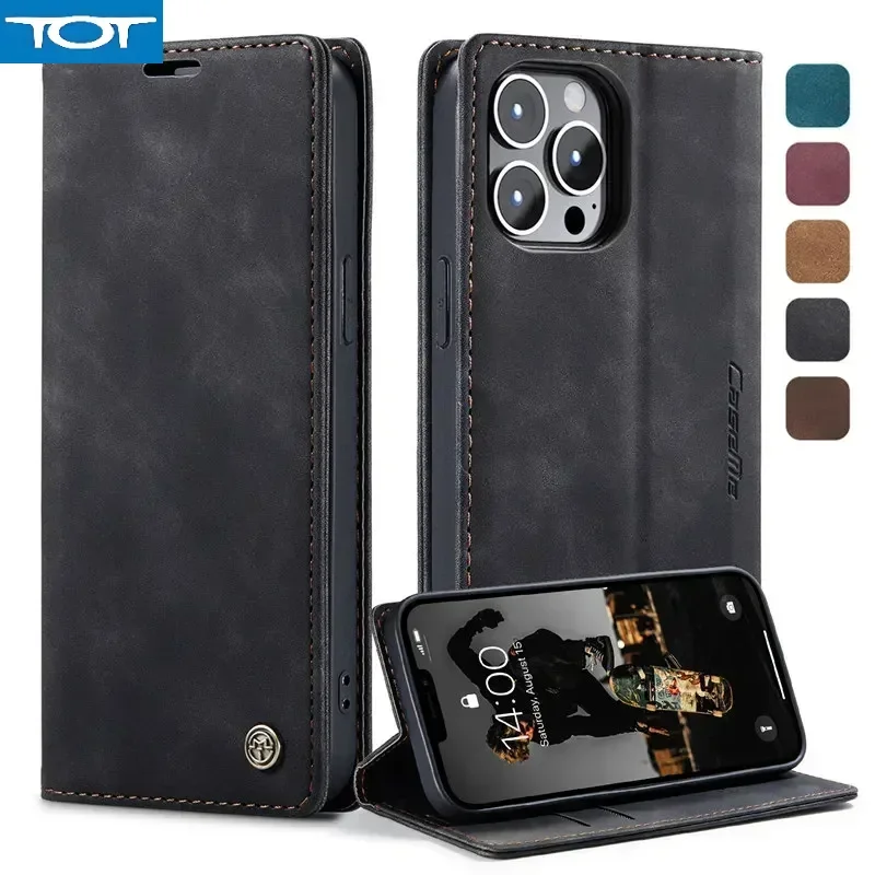 CaseMe Магнитный кожаный флип-чехол для телефона iPhone 16E 16 Pro Max 15 Plus 14 13 12 11 XS X XR SE 2022 8 Чехол-кошелек для карт Coque
CaseMe Магнитный кожаный флип-чехол для телефона iPhone 16E 16 Pro Max 15 Plus 14 13 12 11 XS X XR SE 2022 8 Чехол-кошелек для карт Coque