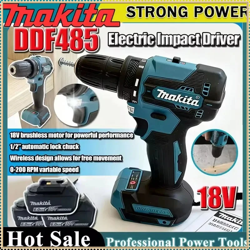 Makita DDF485 10MM LXT Compact Cordless Tool Multi-function Screwdriver Impact Brushless Drive Rechargeable Brushless Drill
Makita DDF485 10MM LXT Compact Cordless Tool Multi-function Screwdriver Impact Brushless Drive Rechargeable Brushless Drill