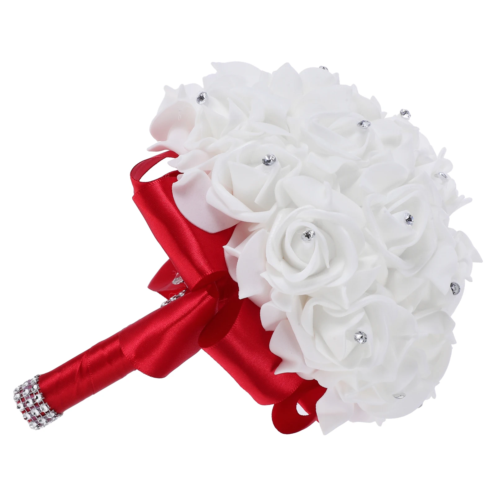 Artificial Bouquet Simulation Rose Wedding Flower Dining Table Decorations Rhinestones Bride Bridal Bouquets
Artificial Bouquet Simulation Rose Wedding Flower Dining Table Decorations Rhinestones Bride Bridal Bouquets