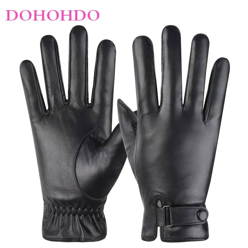 Black Gloves Plus Velvet Keep Warm Men Women Sheepskin Driving Autumn Winter Fashion Design Leather Gloves Guantes Para Motos
Black Gloves Plus Velvet Keep Warm Men Women Sheepskin Driving Autumn Winter Fashion Design Leather Gloves Guantes Para Motos