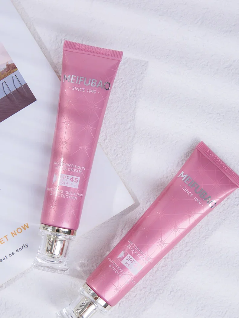 Праймер для макияжа Meifubao с защитой от солнца, отбеливающий консилер BB, три в одном, 50 раз, защита от УФ лучей, Официальный женский
Праймер для макияжа Meifubao с защитой от солнца, отбеливающий консилер BB, три в одном, 50 раз, защита от УФ лучей, Официальный женский