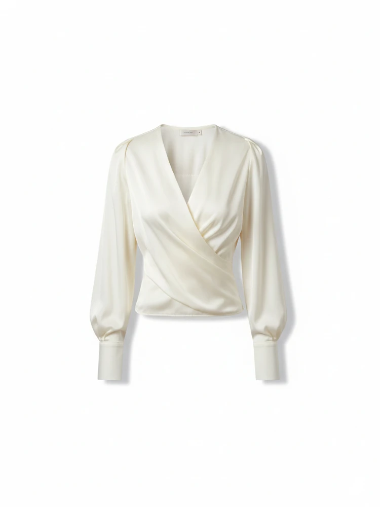 Bonboho женская белая рубашка с v-образным вырезом, плиссированная облегающая футболка с длинными рукавами, осень 2024, элегантная блузка для офисных дам
Bonboho женская белая рубашка с v-образным вырезом, плиссированная облегающая футболка с длинными рукавами, осень 2024, элегантная блузка для офисных дам