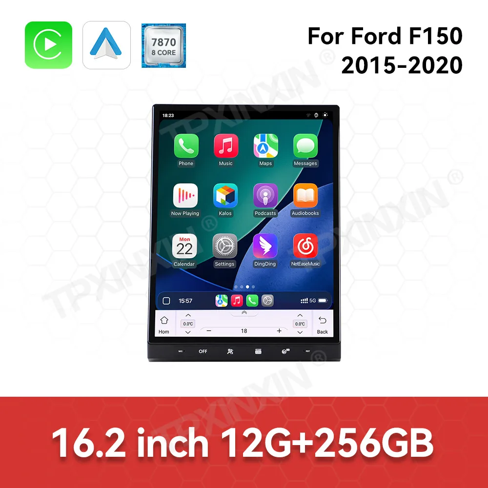 16,2-дюймовый автомобильный радиоприемник для Ford F150 2015-2020 с Android Auto, GPS-навигацией, мультимедиа, видео и стерео, головное устройство
16,2-дюймовый автомобильный радиоприемник для Ford F150 2015-2020 с Android Auto, GPS-навигацией, мультимедиа, видео и стерео, головное устройство