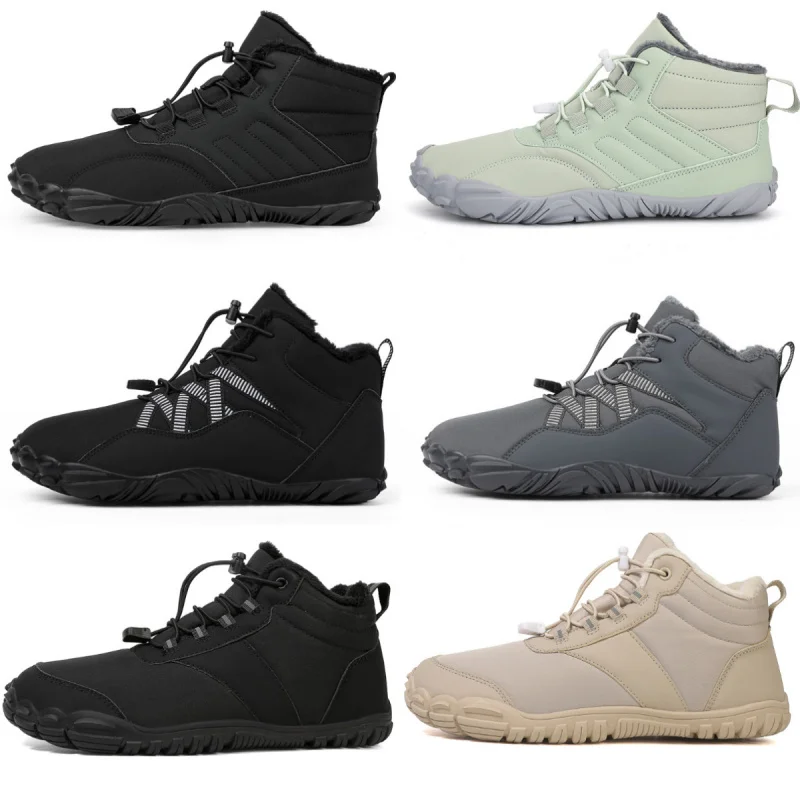 Womens Mens Waterproof Winter Barefoot Shoes Snow Boots Cotton Warm Fur Lined Unisex Walking Hiking Outdoor Shoes
Womens Mens Waterproof Winter Barefoot Shoes Snow Boots Cotton Warm Fur Lined Unisex Walking Hiking Outdoor Shoes