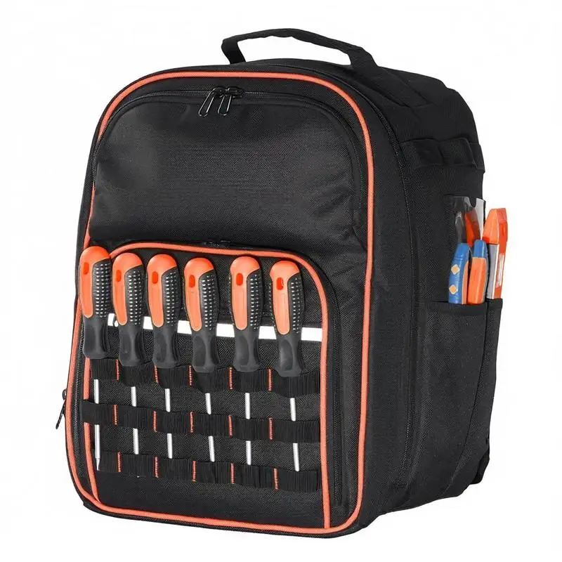 Tool Backpack, 49 Pockets, Heavy-duty Tools Storage Organizer Work Bags with Laptop Compartment & Reinforced Fabric Base, Electrician Jobsite Backpack for Electrician, Repairman
Tool Backpack, 49 Pockets, Heavy-duty Tools Storage Organizer Work Bags with Laptop Compartment & Reinforced Fabric Base, Electrician Jobsite Backpack for Electrician, Repairman