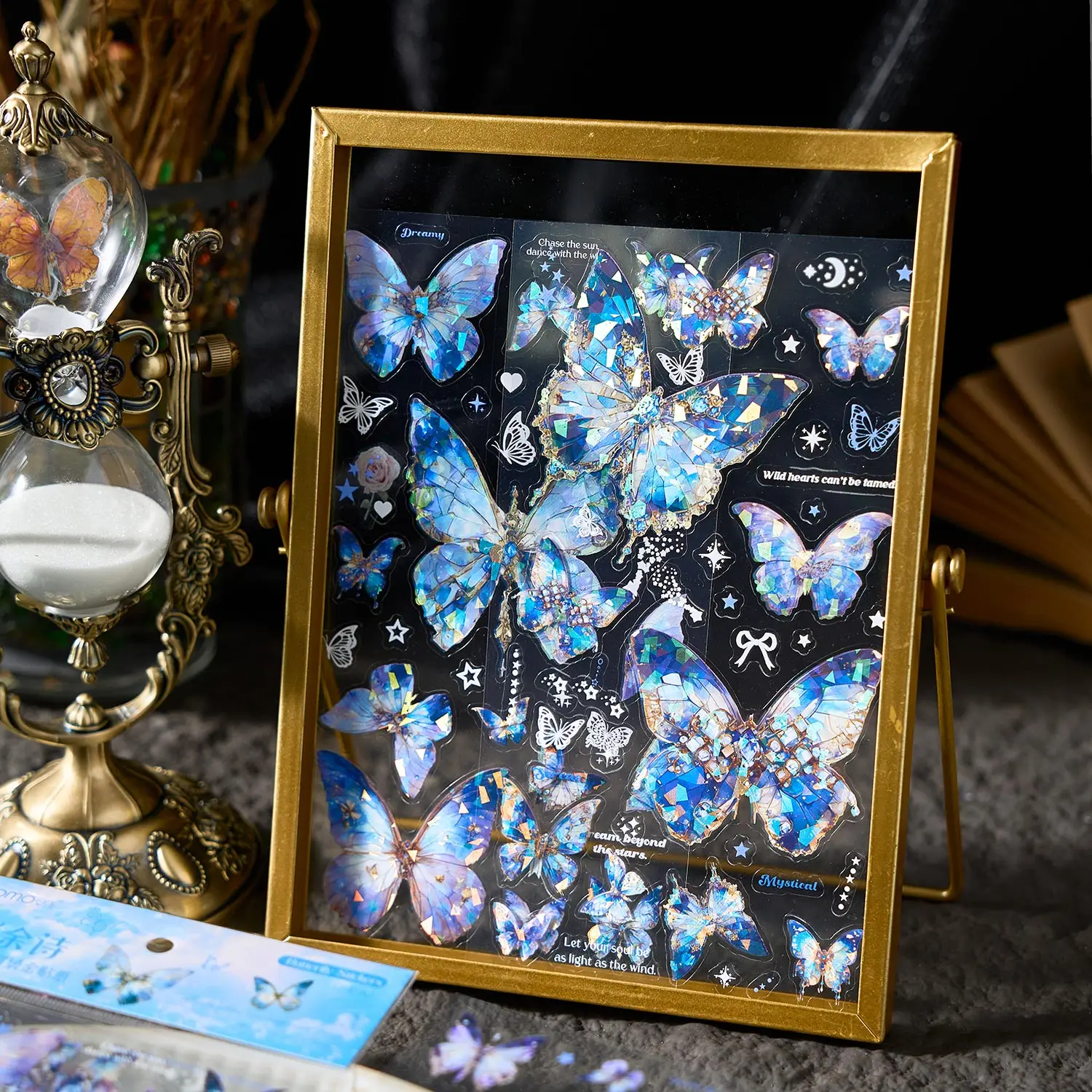 18 Pet Butterfly Sticker Pack, Butterfly Touch Time Series, Hot Stamping Waterproof Shell Light Handbook DIY Material Decorative Stickers
18 Pet Butterfly Sticker Pack, Butterfly Touch Time Series, Hot Stamping Waterproof Shell Light Handbook DIY Material Decorative Stickers