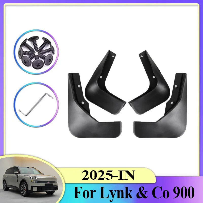 4 шт. автомобильные брызговики для Lynk & Co 900 2025 2026 переднее и заднее крыло, крышка колеса, брызговики, автоаксессуары с защитой от брызг 
4 шт. автомобильные брызговики для Lynk & Co 900 2025 2026 переднее и заднее крыло, крышка колеса, брызговики, автоаксессуары с защитой от брызг