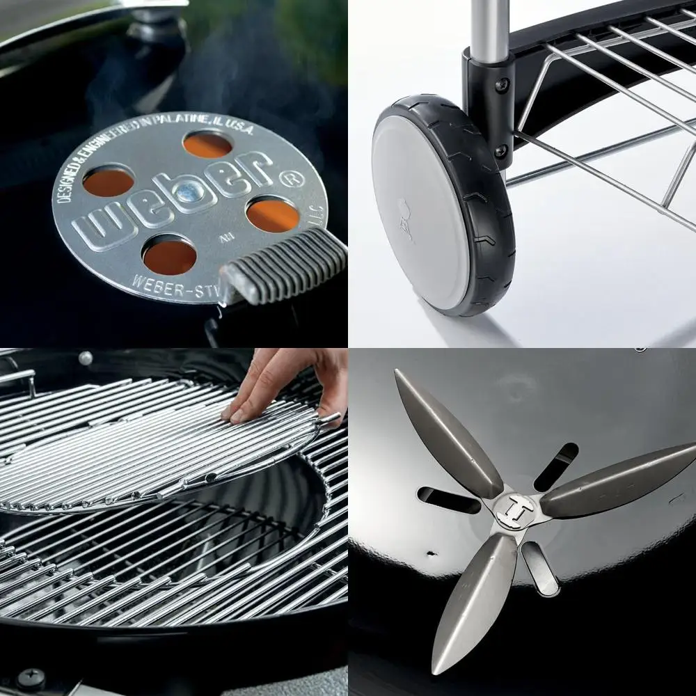 22-дюймовый гриль для барбекю с черным углем, серия Performer
22-дюймовый гриль для барбекю с черным углем, серия Performer