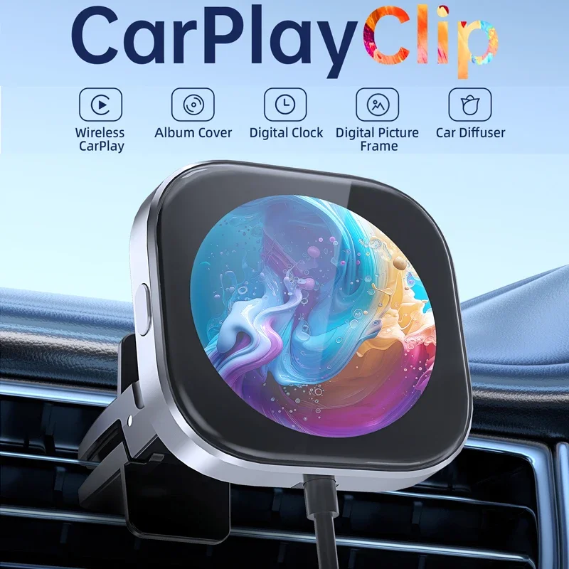 Беспроводные часы со вкусом Carplay 2024 имеют 1,6-дюймовый дисплей, поддерживает регулировку угла на 360 градусов для загрузки изображения.
Беспроводные часы со вкусом Carplay 2024 имеют 1,6-дюймовый дисплей, поддерживает регулировку угла на 360 градусов для загрузки изображения.