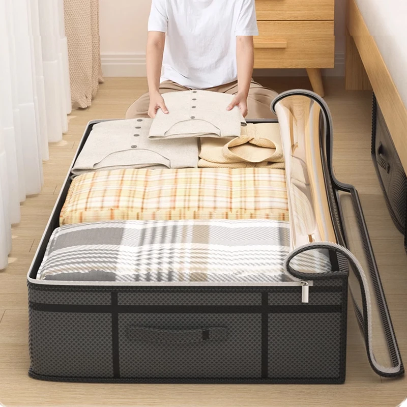 Large Clothes Storage Bag Under Bed Foldable Quilt Clothes Storage Bag Doggy Bag Bedroom Dormitory Shoes Storage Organizer Bag
Large Clothes Storage Bag Under Bed Foldable Quilt Clothes Storage Bag Doggy Bag Bedroom Dormitory Shoes Storage Organizer Bag