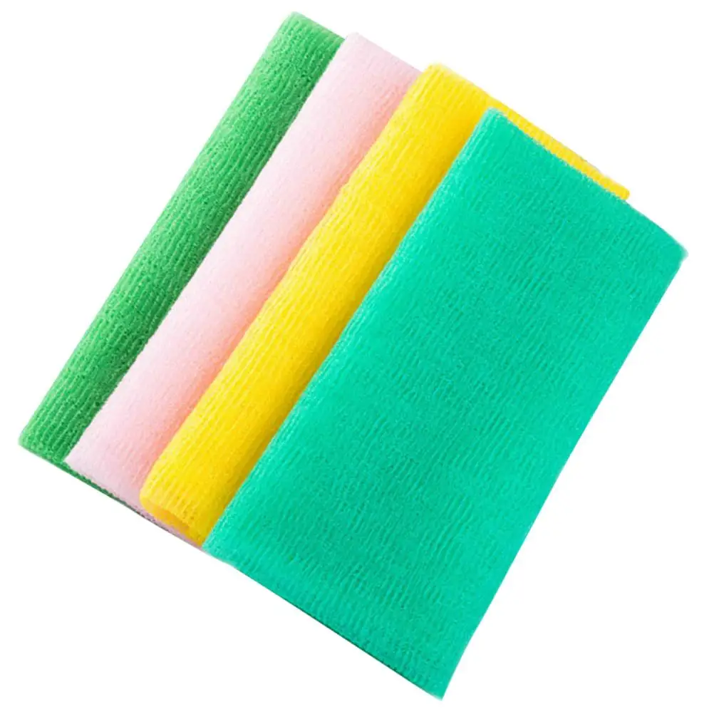 4 Pcs Bath Towel Long Strip Back Scrubber Nylon Exfoliating Loofah Bathing Washcloth Shower Foam Towels Mixed Color
4 Pcs Bath Towel Long Strip Back Scrubber Nylon Exfoliating Loofah Bathing Washcloth Shower Foam Towels Mixed Color