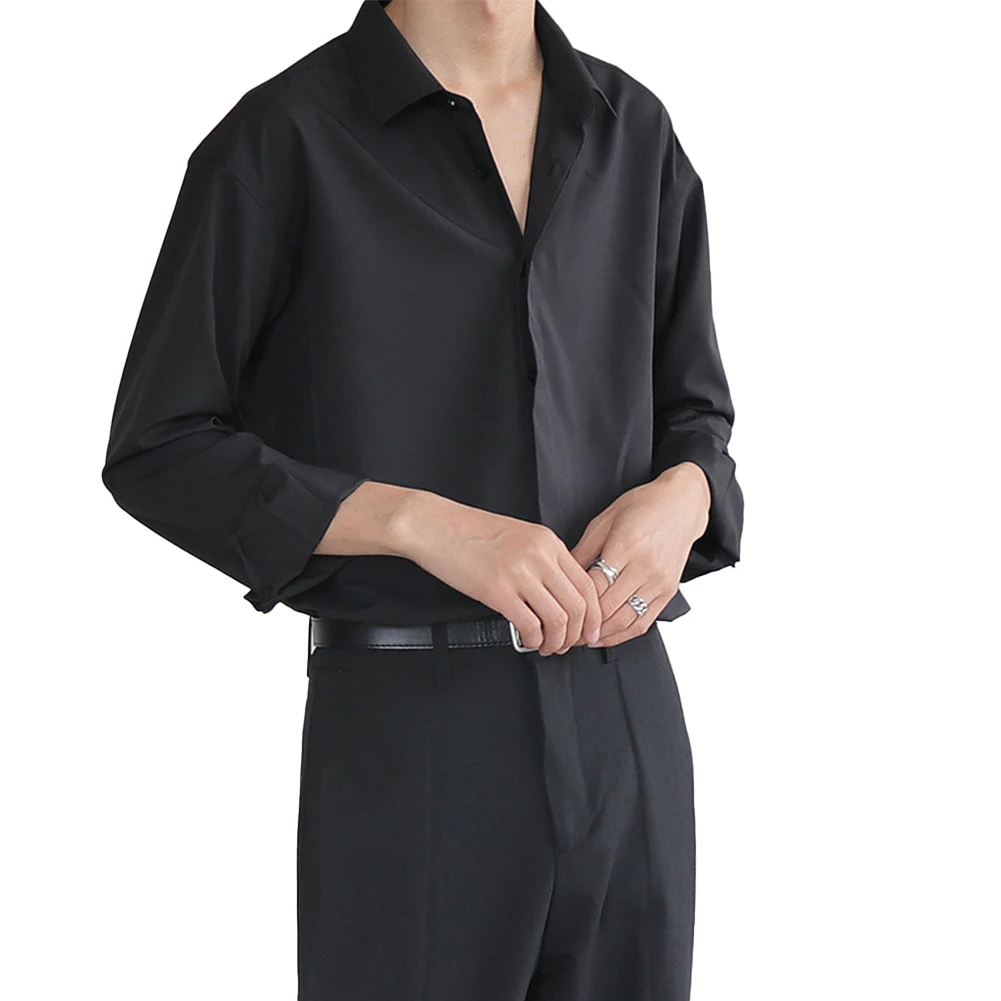 Brand New Men's Shirt Baggy Business Casual Shirt Casual Events Korean Style Business Shirt For Casual Outings
Brand New Men's Shirt Baggy Business Casual Shirt Casual Events Korean Style Business Shirt For Casual Outings