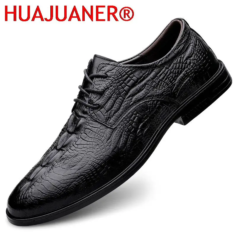 Spring Autumn Men's Casual Genuine Leather Oxford Shoes Male Abiye Crocodile Pattern Prom Evening Long Dresses Soft Shoes
Spring Autumn Men's Casual Genuine Leather Oxford Shoes Male Abiye Crocodile Pattern Prom Evening Long Dresses Soft Shoes