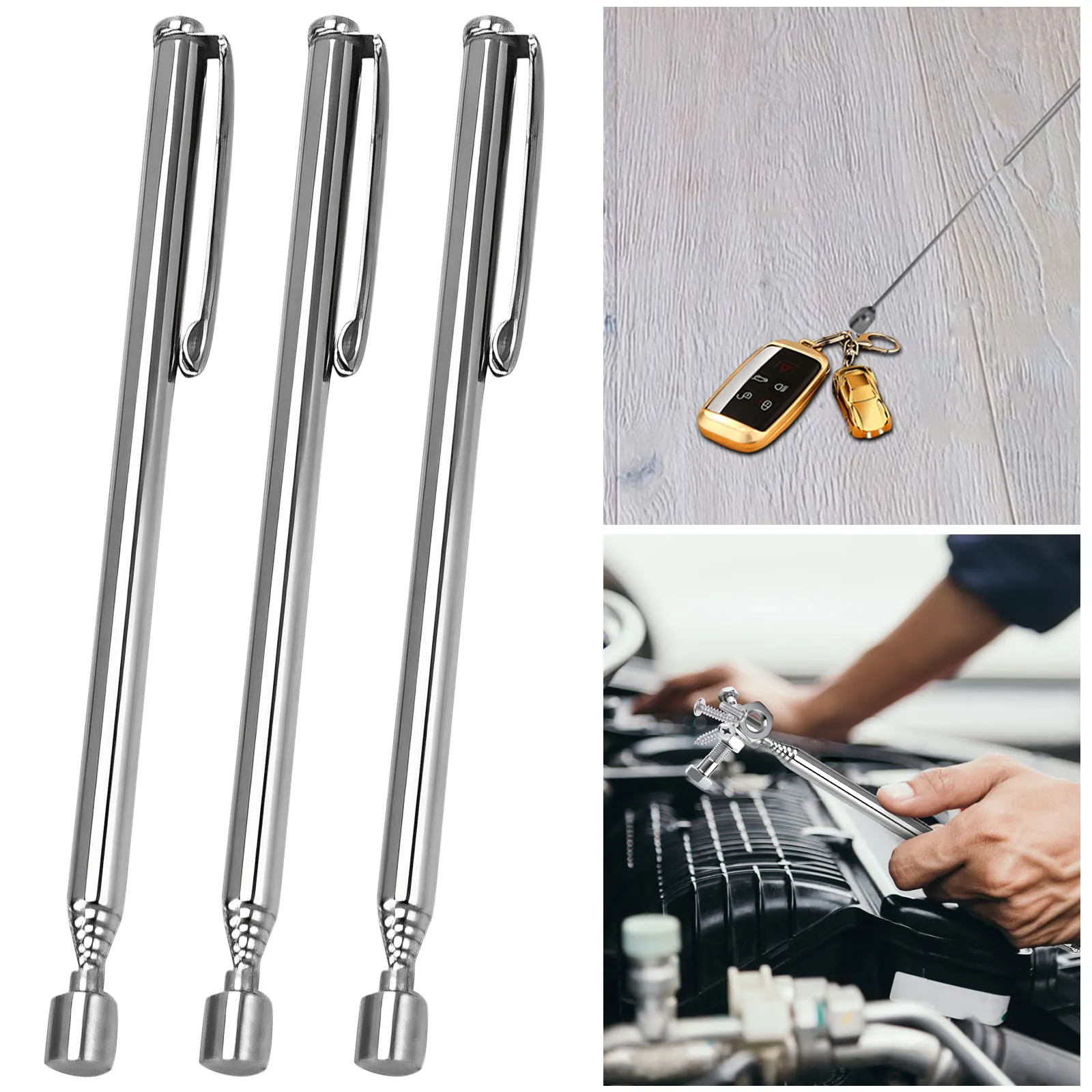 3Pcs Mini Portable Telescopic Magnetic Pen Handheld Magnet Pick Up Tool Adjustable Pickup Rod Stick Picking Up Screws Nut Bolt
3Pcs Mini Portable Telescopic Magnetic Pen Handheld Magnet Pick Up Tool Adjustable Pickup Rod Stick Picking Up Screws Nut Bolt