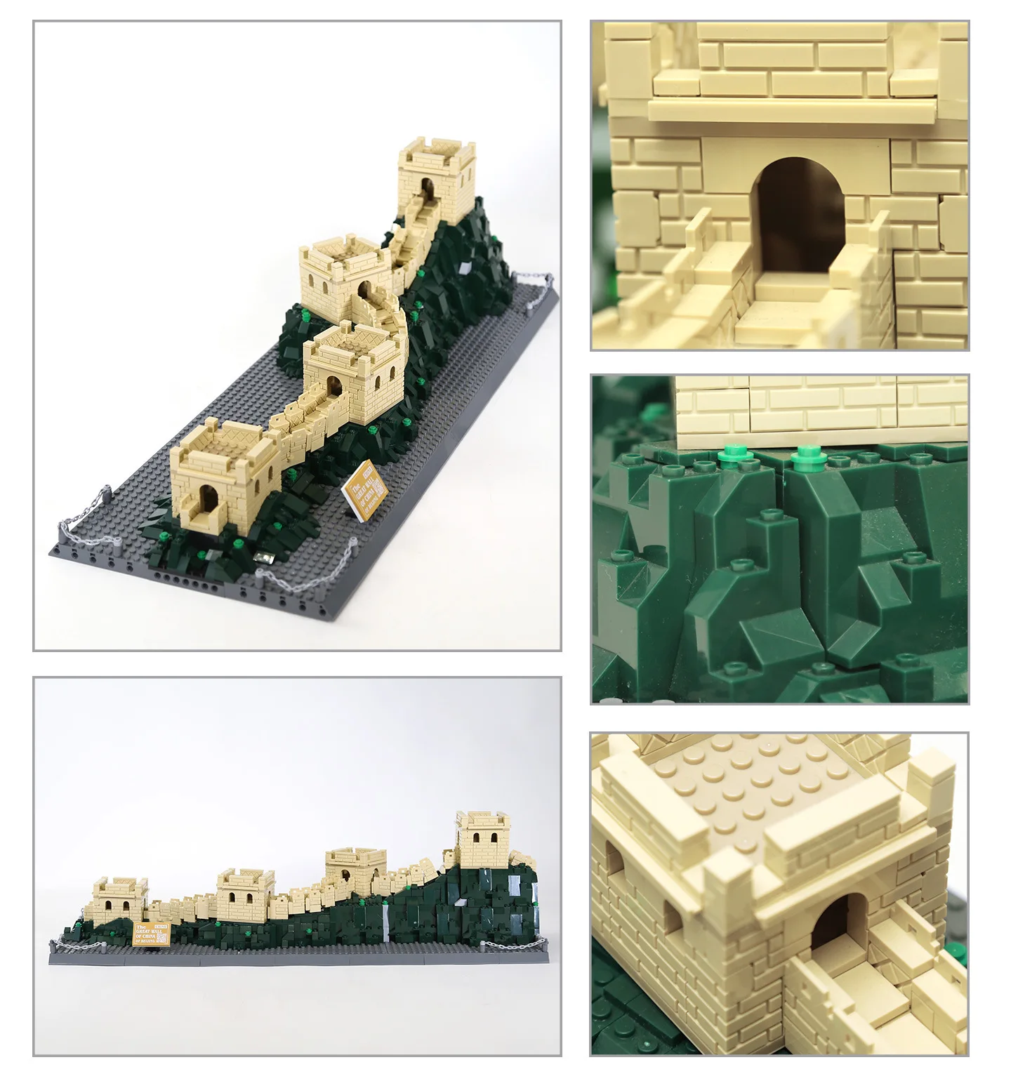 Creative World Cultural Heritage Architecture Beijing China Great Wall Building Block Construction Bricks Model Toys Collection
Creative World Cultural Heritage Architecture Beijing China Great Wall Building Block Construction Bricks Model Toys Collection