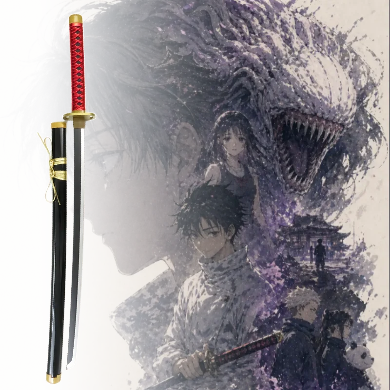 41inch/104cm Jujutsu Kaisen Katana Real Size Yuta Okkotsu Katana Sabre JJK Anime Sword Cosplay Prop Yuta Ninja Knife Toy Gift
41inch/104cm Jujutsu Kaisen Katana Real Size Yuta Okkotsu Katana Sabre JJK Anime Sword Cosplay Prop Yuta Ninja Knife Toy Gift