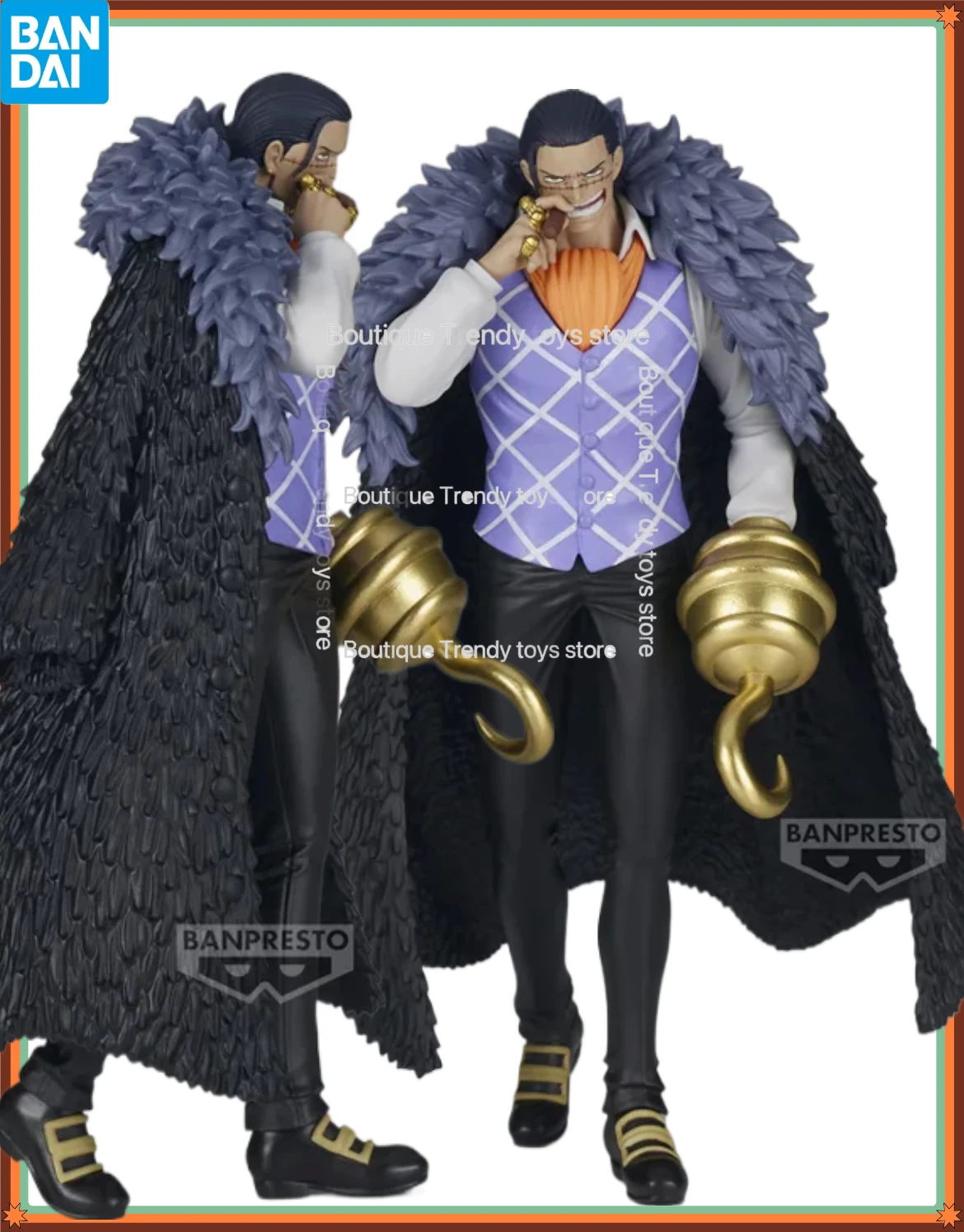 Bandai Original Banpresto Anime One Piece The Shukko Sir Crocodile PVC Action Figure Model Collection Toys Gift
Bandai Original Banpresto Anime One Piece The Shukko Sir Crocodile PVC Action Figure Model Collection Toys Gift