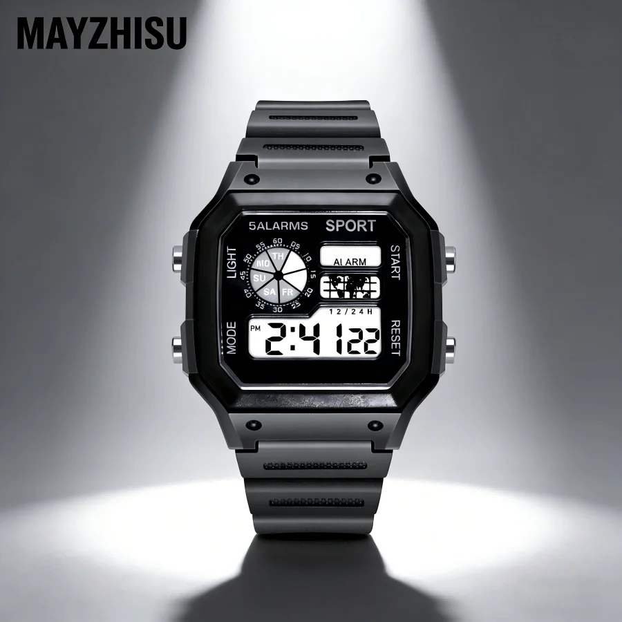 YIKAZE Sports Watches for men LED Digital Men's Wrist Watches Countdown Alarm Clock Sweatproof Male Sport Electronic Watches
YIKAZE Sports Watches for men LED Digital Men's Wrist Watches Countdown Alarm Clock Sweatproof Male Sport Electronic Watches