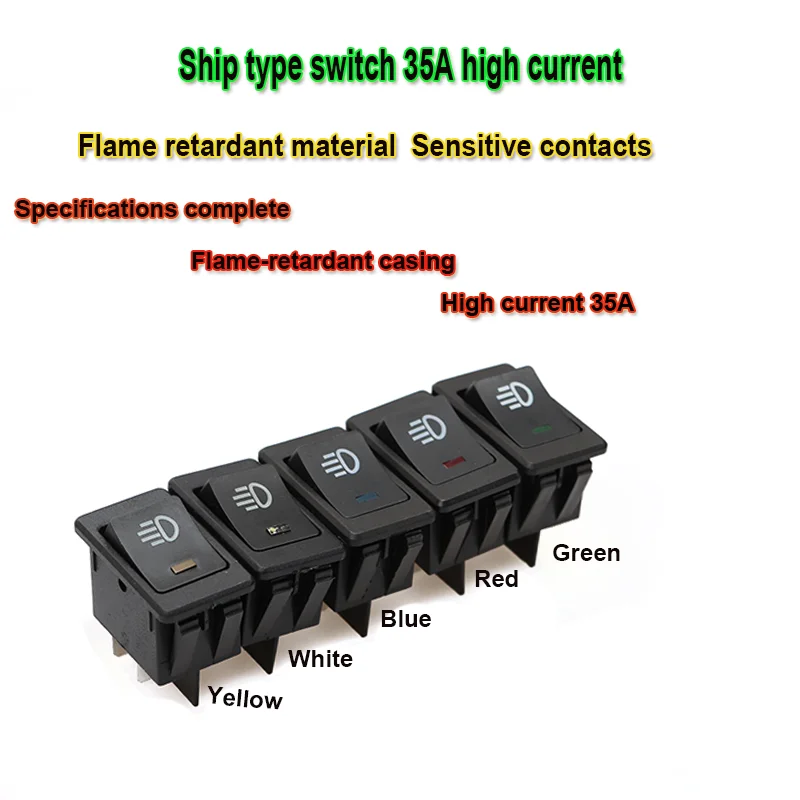 Auto Fog Light LED ASW-17D Boat Type Switch On/Off Button 2 Position 4 Pins 35A 12V DC Fog Lamp Switch With Light
Auto Fog Light LED ASW-17D Boat Type Switch On/Off Button 2 Position 4 Pins 35A 12V DC Fog Lamp Switch With Light