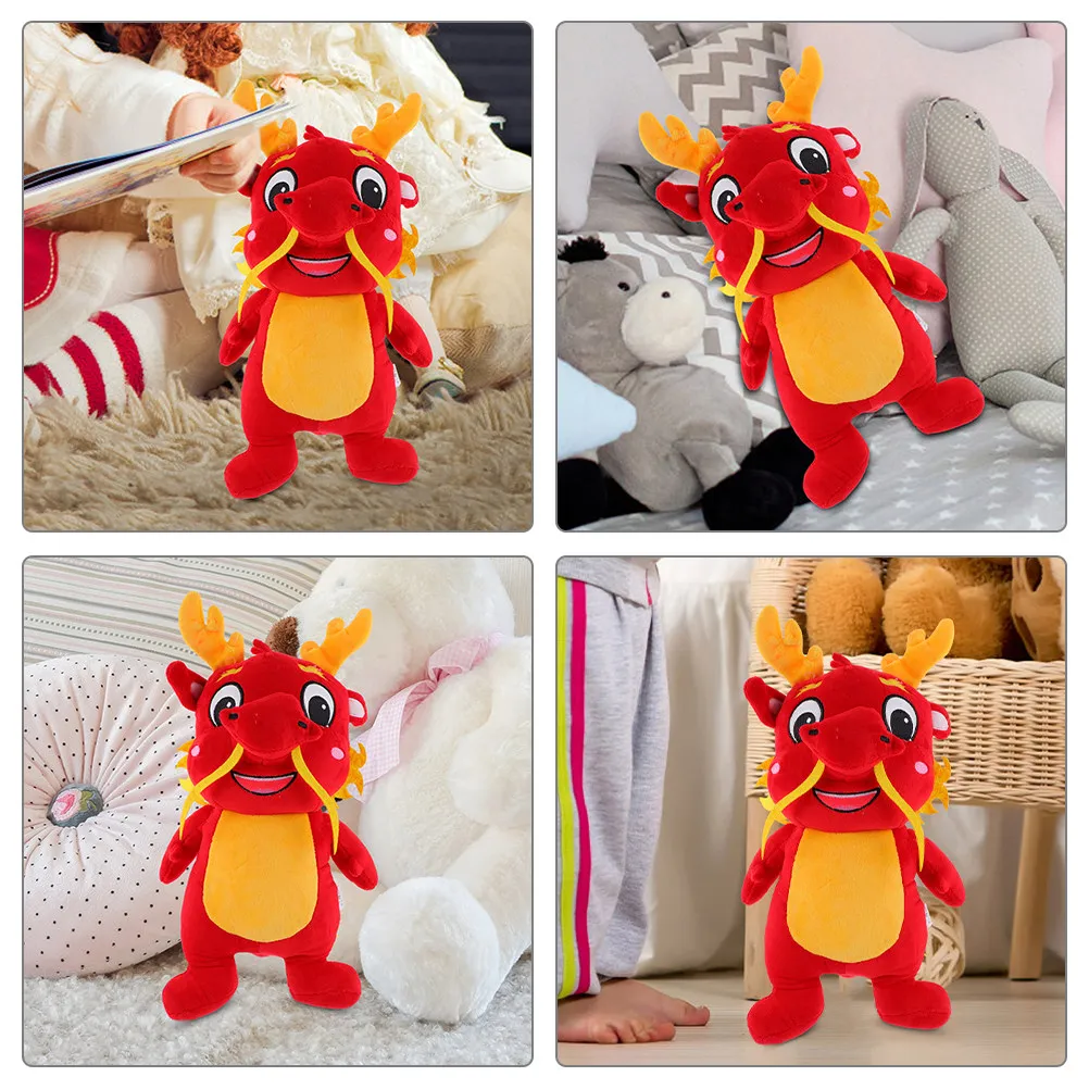 Stuffed Dragon Animal Adorable Vivid Expression Kawaii Style Chinese Zodiac Theme Happy Mood Decor Gift for Children Adults Home
Stuffed Dragon Animal Adorable Vivid Expression Kawaii Style Chinese Zodiac Theme Happy Mood Decor Gift for Children Adults Home