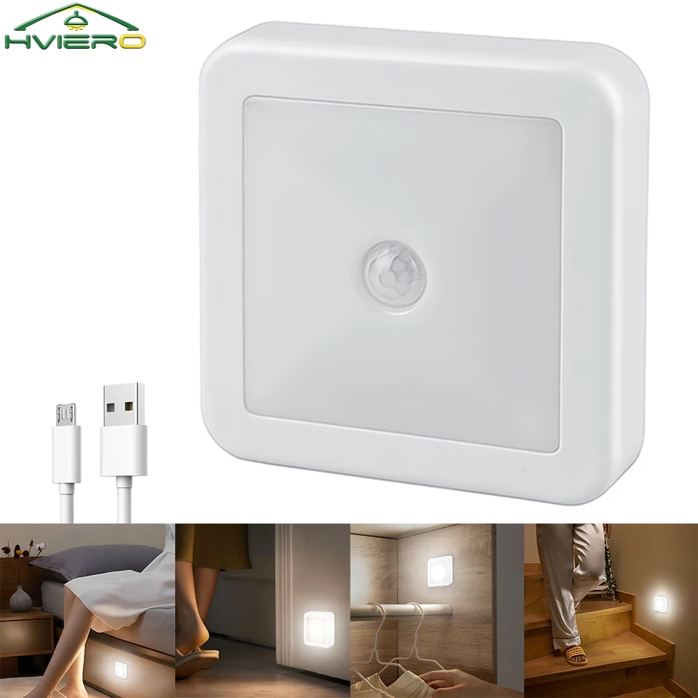 USB Charging Battery Operated Motion Sensor LED Night Light Smart WC Bedside Lamp for Room Hallway Pathway Toilet Home Lighting
USB Charging Battery Operated Motion Sensor LED Night Light Smart WC Bedside Lamp for Room Hallway Pathway Toilet Home Lighting