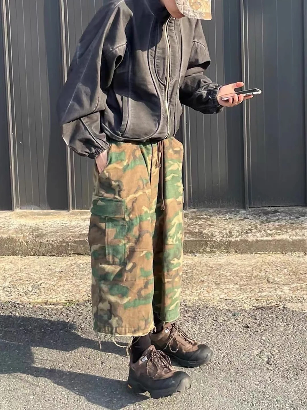 Loose Casual Camouflage Workwear orts Men's Summer Vintage Multi-ket Straight Leg Cotton Trousers Side Service
Loose Casual Camouflage Workwear orts Men's Summer Vintage Multi-ket Straight Leg Cotton Trousers Side Service