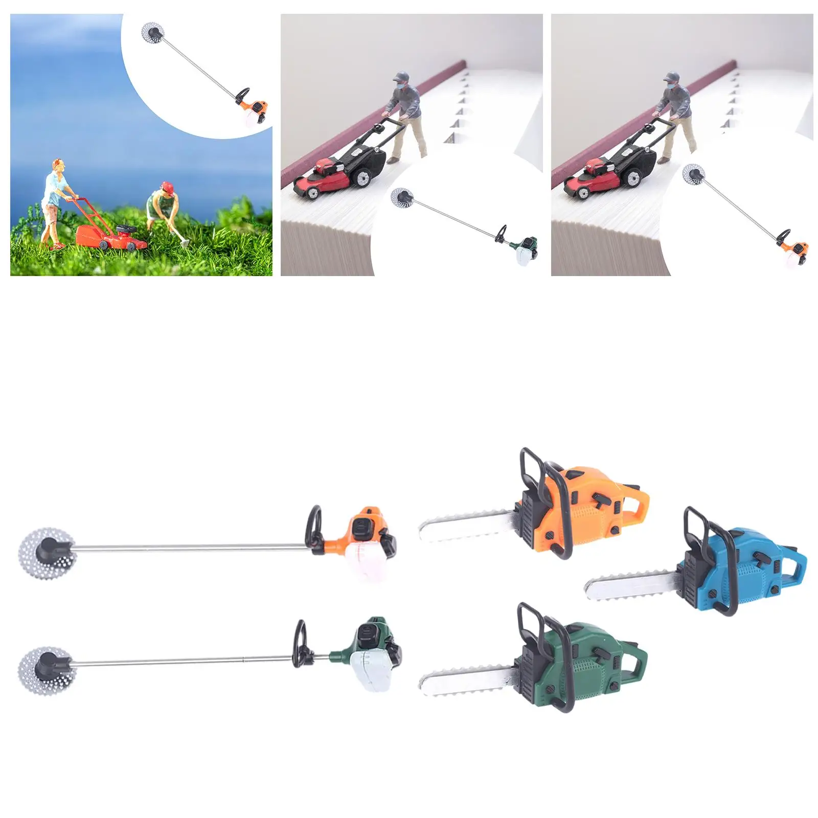 Mini Chainsaw Lawn Mower 1:12 Scale Model Landscaping Tool for Micro Scene Role Playing
Mini Chainsaw Lawn Mower 1:12 Scale Model Landscaping Tool for Micro Scene Role Playing