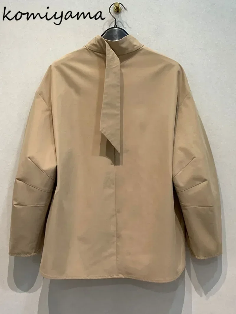 Stand Collar 2025 Woman Shirts & Blouses Japan Lazy Style Blusas Autumn Winter Retro Camisas Loose Ropa Mujer Women Clothing
Stand Collar 2025 Woman Shirts & Blouses Japan Lazy Style Blusas Autumn Winter Retro Camisas Loose Ropa Mujer Women Clothing