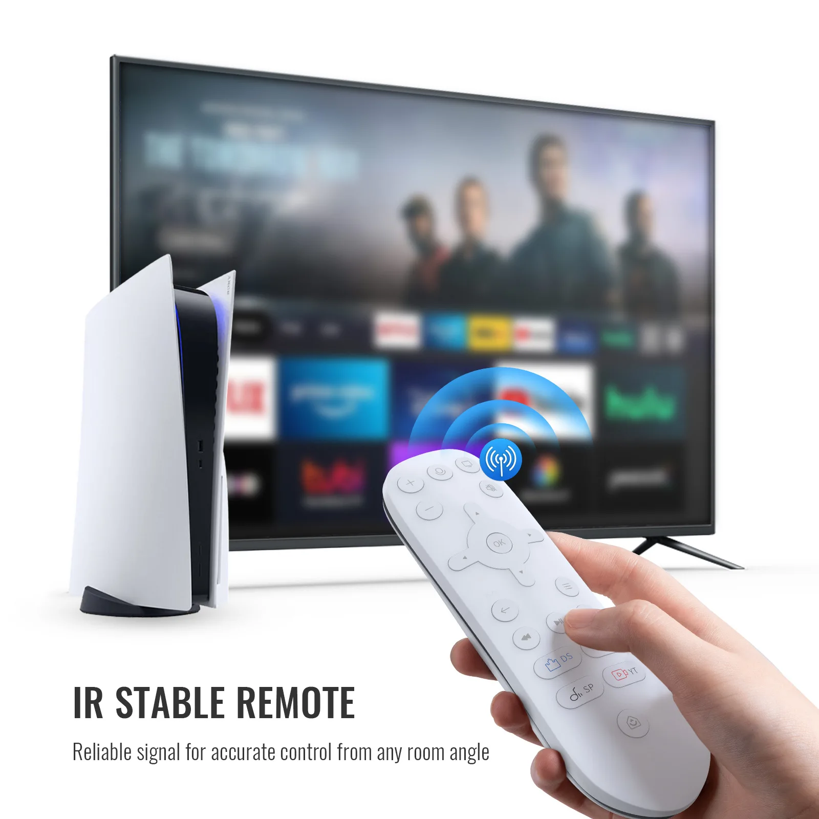 Multi-function Remote Control For P5 For P5 Pro For P5 Slim Game Console & Set Top Box TV Controller Accessory
Multi-function Remote Control For P5 For P5 Pro For P5 Slim Game Console & Set Top Box TV Controller Accessory