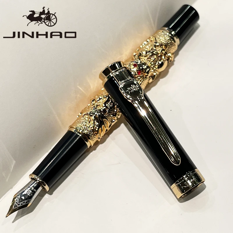 1pc Jinhao Auspicious Dragon Pen Oriental Xianglong Pen Double Dragon Play Bead Signature Writing Fountain Pen
1pc Jinhao Auspicious Dragon Pen Oriental Xianglong Pen Double Dragon Play Bead Signature Writing Fountain Pen