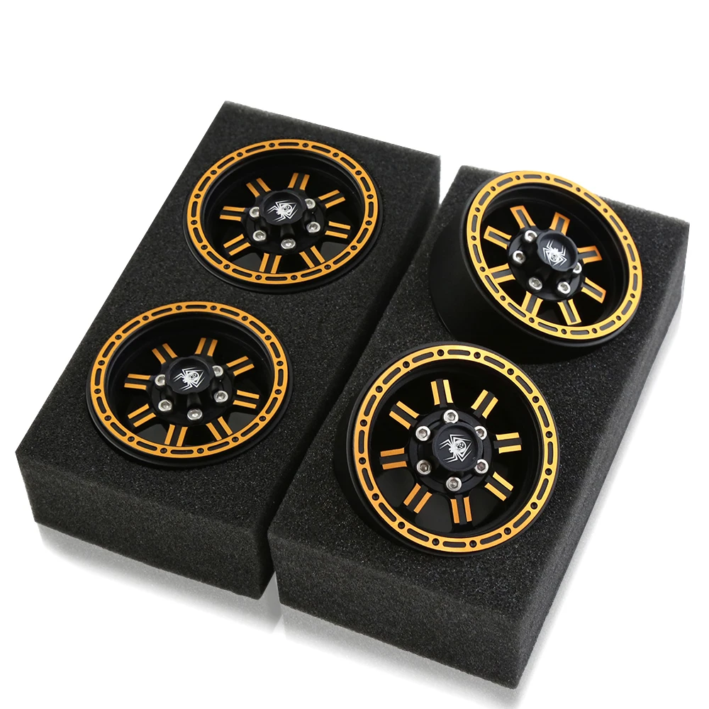 4PCS CNC Aluminum 1.9" Beadlock 8-Spokes Wheel Rim Hub for 1/10 RC Crawler Car Axial SCX10 Redcat Gen8 TRX4 VS4-10 (W1947)
4PCS CNC Aluminum 1.9" Beadlock 8-Spokes Wheel Rim Hub for 1/10 RC Crawler Car Axial SCX10 Redcat Gen8 TRX4 VS4-10 (W1947)