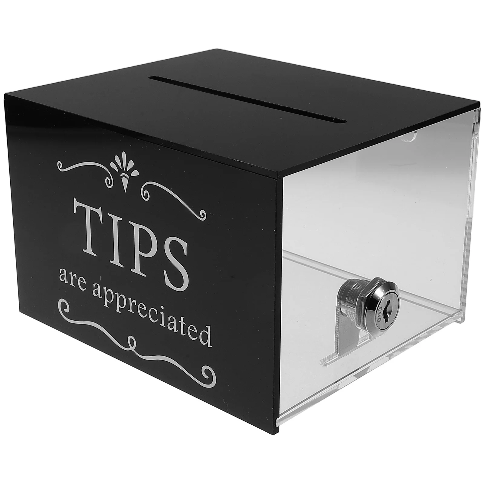 Acrylic Money Lock Box Transparent Cash Storage Jar with Slot for Tips Donations Raffles Voting in Bars
Acrylic Money Lock Box Transparent Cash Storage Jar with Slot for Tips Donations Raffles Voting in Bars