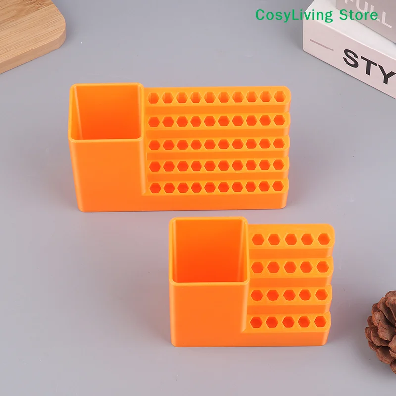 Orange Drill Holder 20/50 Holes Bit Organiser Screwdriver Head Storage Toolbox Hole Board Screwdriver Stand Hex Shank Organiser
Orange Drill Holder 20/50 Holes Bit Organiser Screwdriver Head Storage Toolbox Hole Board Screwdriver Stand Hex Shank Organiser