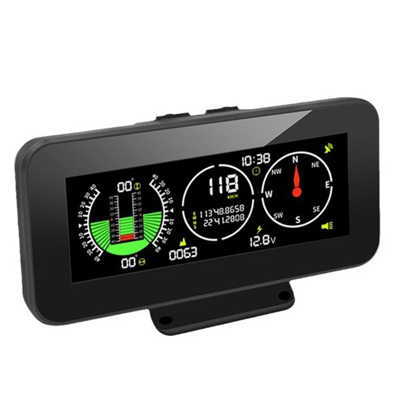Portable M60 Car Digital Display GPS Smart Inclinometer Tilt Pitch Angle Inclinometro Auto HUD Intelligent Slope Meter
Portable M60 Car Digital Display GPS Smart Inclinometer Tilt Pitch Angle Inclinometro Auto HUD Intelligent Slope Meter