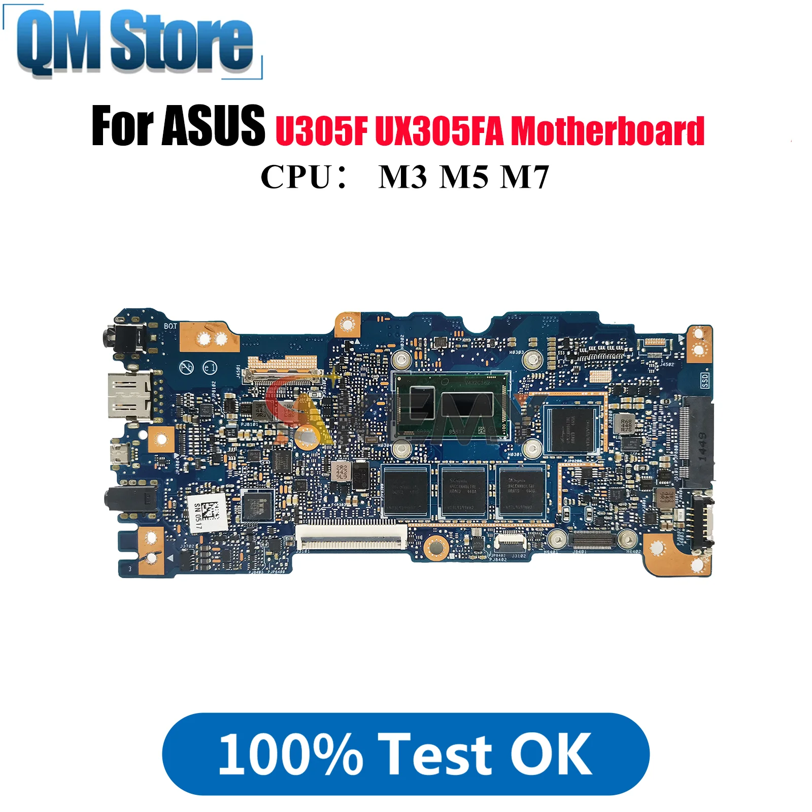 UX305FA Материнская плата для ноутбука ASUS ZenBook UX305F UX305FA U305F Материнская плата для ноутбука с процессором M3 M5 M7 100% тестирование ОК быстрая доставка
UX305FA Материнская плата для ноутбука ASUS ZenBook UX305F UX305FA U305F Материнская плата для ноутбука с процессором M3 M5 M7 100% тестирование ОК быстрая доставка