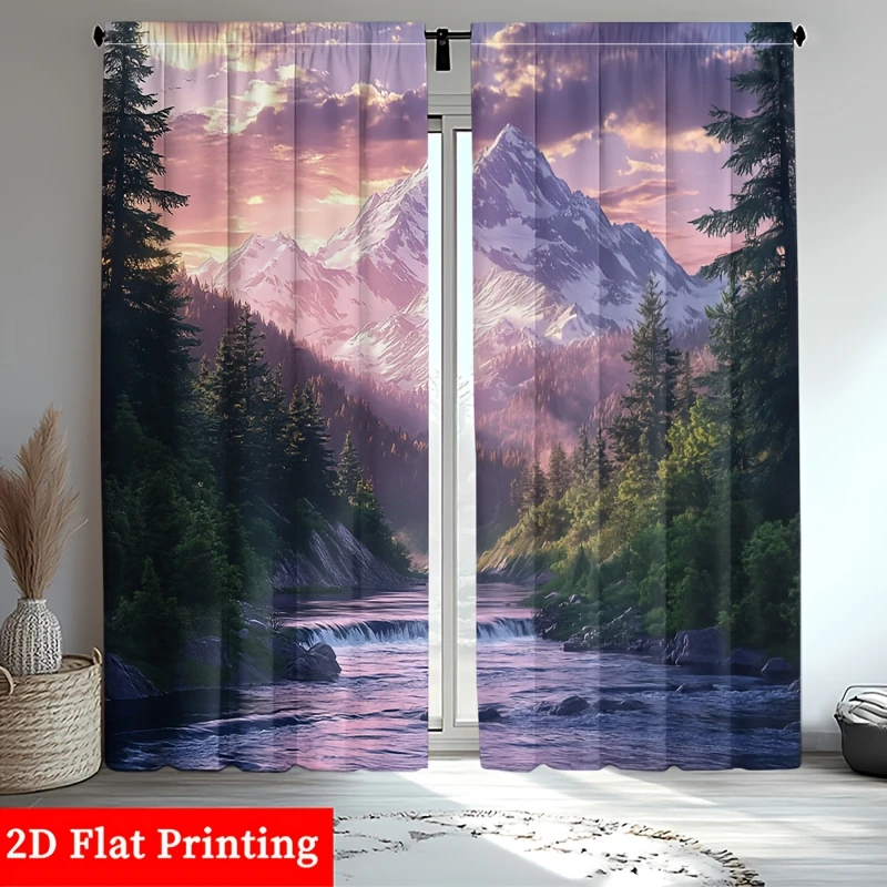 Large Scenic Landscape Print Curtain Panel Window Decoration Waterproof for Bedroom Living Room Home Decor Mountain Forest View
Large Scenic Landscape Print Curtain Panel Window Decoration Waterproof for Bedroom Living Room Home Decor Mountain Forest View