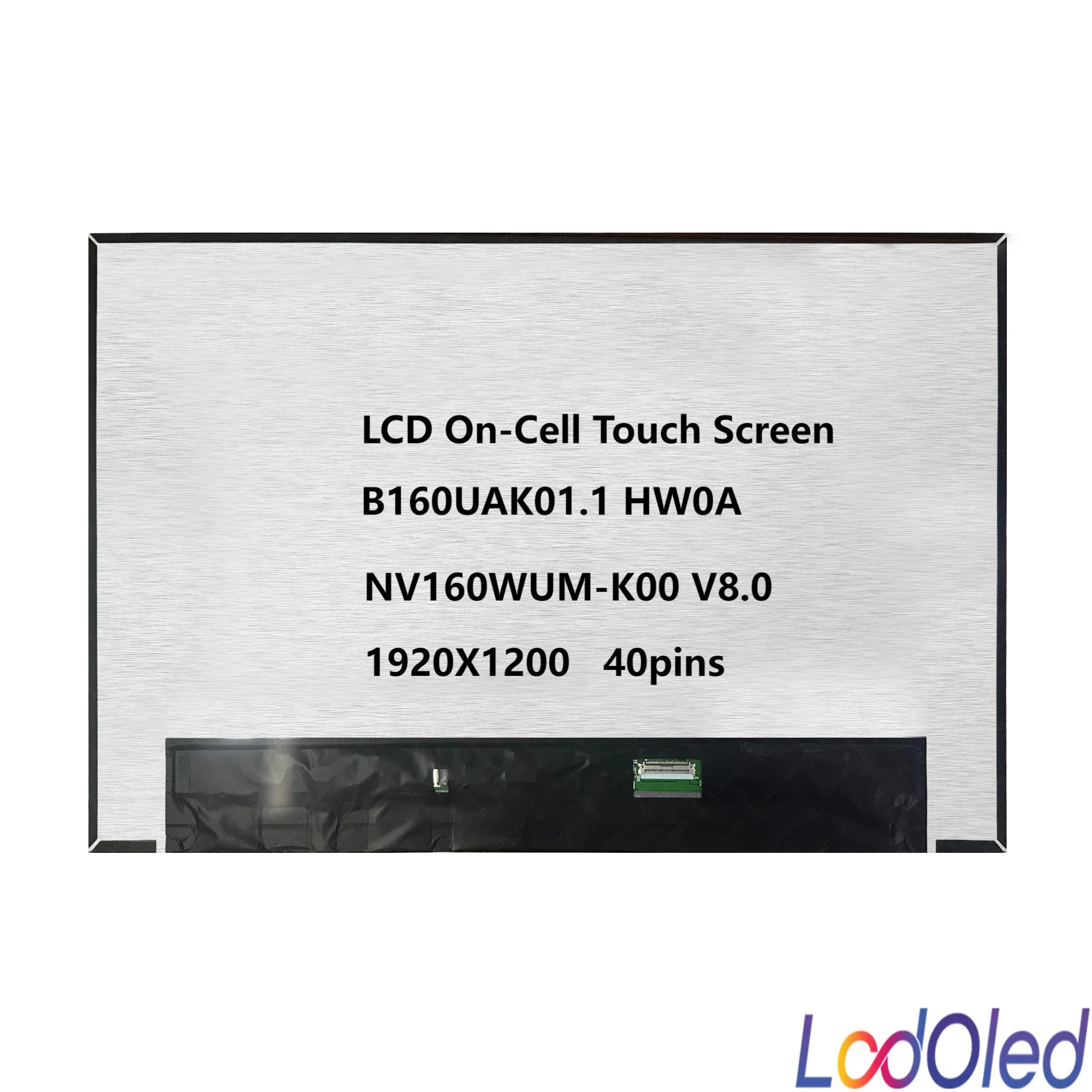 16-дюймовый сенсорный IPS LED LCD дисплей On-Cell для Lenovo ThinkPad T16 Gen 1 21CH 21BV WUXGA, 100% sRGB, 1920x1200, 30 контактов
16-дюймовый сенсорный IPS LED LCD дисплей On-Cell для Lenovo ThinkPad T16 Gen 1 21CH 21BV WUXGA, 100% sRGB, 1920x1200, 30 контактов