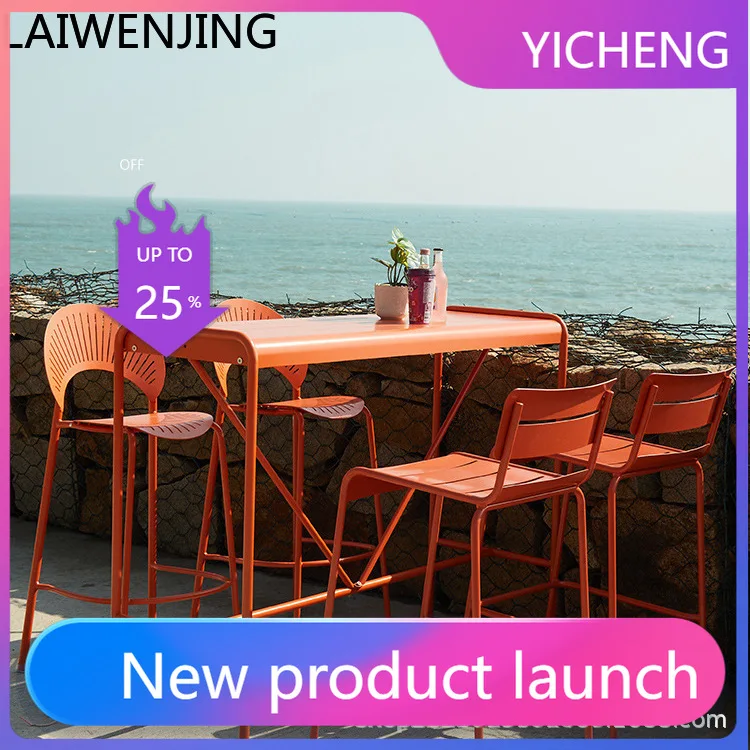 LYY Outdoor Balcony Rectangular Narrow Long Table Wall-Mounted High Bar Iron Art Bar Counter
LYY Outdoor Balcony Rectangular Narrow Long Table Wall-Mounted High Bar Iron Art Bar Counter