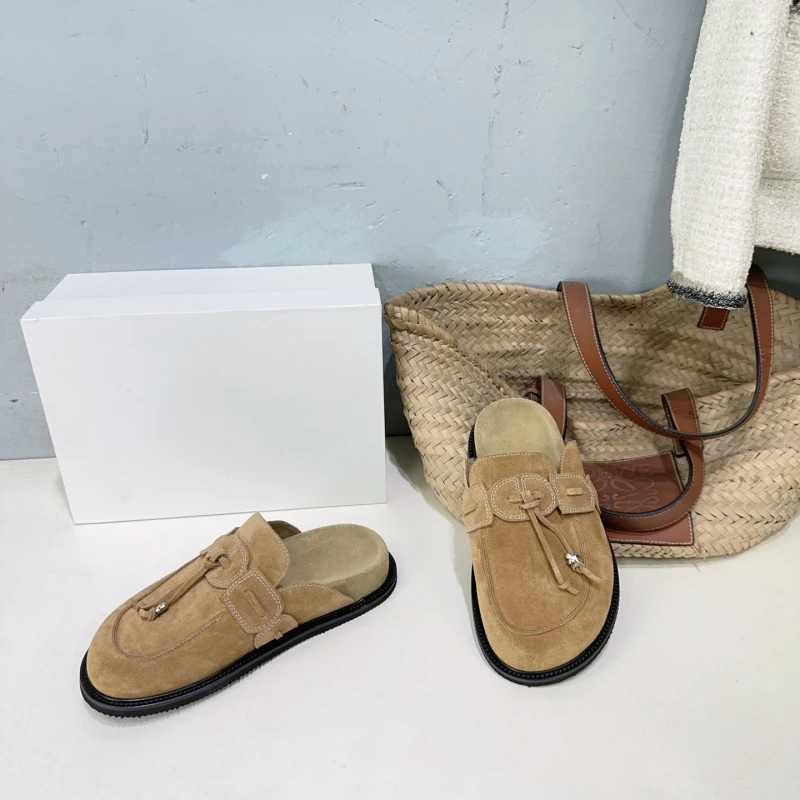 Baotou Half Dragged One Foot Lazy Le Fu Shoes Women's Versatile Casual Flat Bottom Shallow Mouth Muller Shoes Single Shoes
Baotou Half Dragged One Foot Lazy Le Fu Shoes Women's Versatile Casual Flat Bottom Shallow Mouth Muller Shoes Single Shoes
