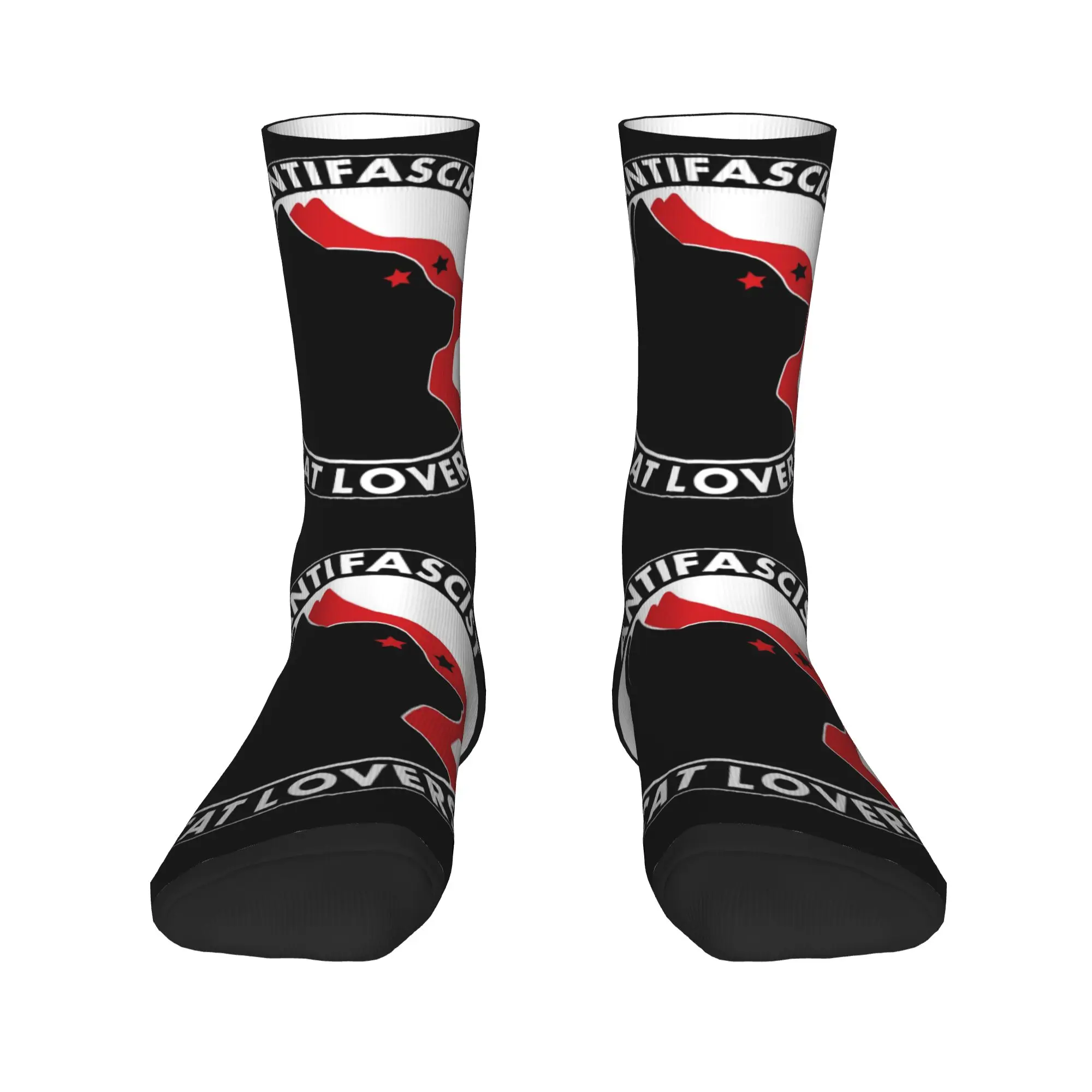 Cool Print Antifascist Cat Lovers Socks for Men Women Stretch Summer Autumn Winter Antifa Crew Socks
Cool Print Antifascist Cat Lovers Socks for Men Women Stretch Summer Autumn Winter Antifa Crew Socks