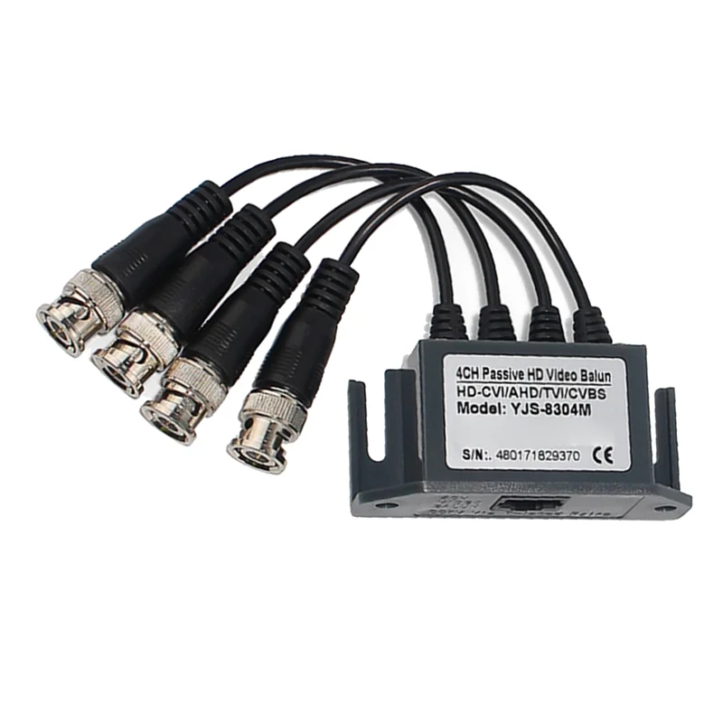 ABGI-For CCTV/Surveillance Camera 4-Channel BNC UTP CAT5 Video Balun Transmitter Trend 4-Way Coaxial HD Transmitter
ABGI-For CCTV/Surveillance Camera 4-Channel BNC UTP CAT5 Video Balun Transmitter Trend 4-Way Coaxial HD Transmitter