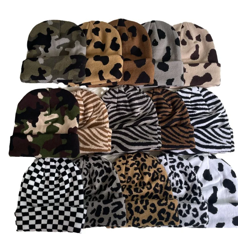 Winter Leopard Knitted Hats For Women Men Outdoor Keep Warm Zebra Leopard Cow Pattern Thicken Warm Caps Boy Girls Bonnet Gorras
Winter Leopard Knitted Hats For Women Men Outdoor Keep Warm Zebra Leopard Cow Pattern Thicken Warm Caps Boy Girls Bonnet Gorras
