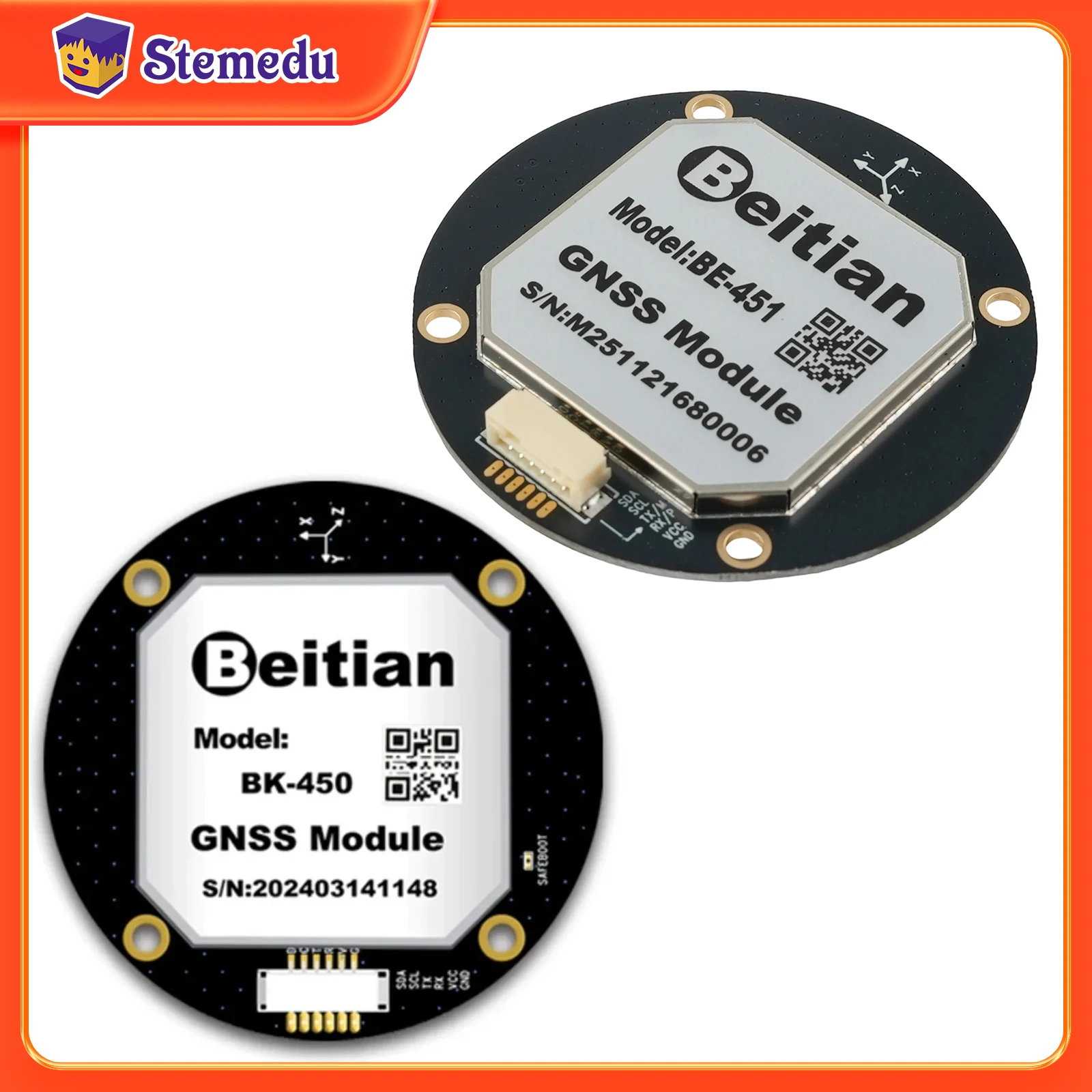 Beitian BE-451 (BE-450 Upgraded Version) BK-450 Module Compass & UB-X M10 Antenna Ultra-Low Power GNSS Receiver for Drone/IoT
Beitian BE-451 (BE-450 Upgraded Version) BK-450 Module Compass & UB-X M10 Antenna Ultra-Low Power GNSS Receiver for Drone/IoT