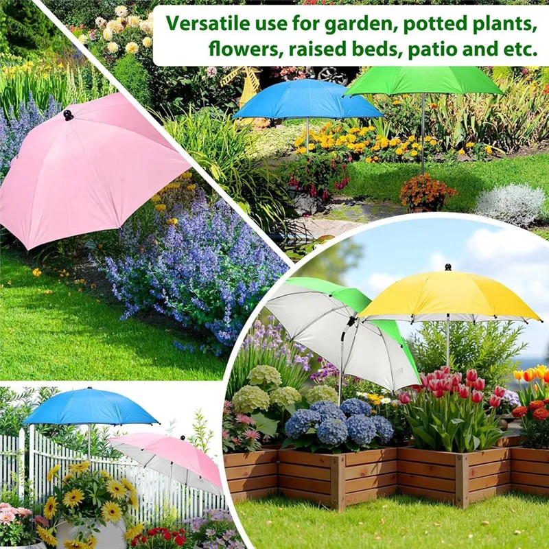 HLZS-Пластельные зонты для уличных растений, 4 шт., садовый зонт с регулируемой высотой и углом, навес от пылающего солнца и дождя
HLZS-Пластельные зонты для уличных растений, 4 шт., садовый зонт с регулируемой высотой и углом, навес от пылающего солнца и дождя