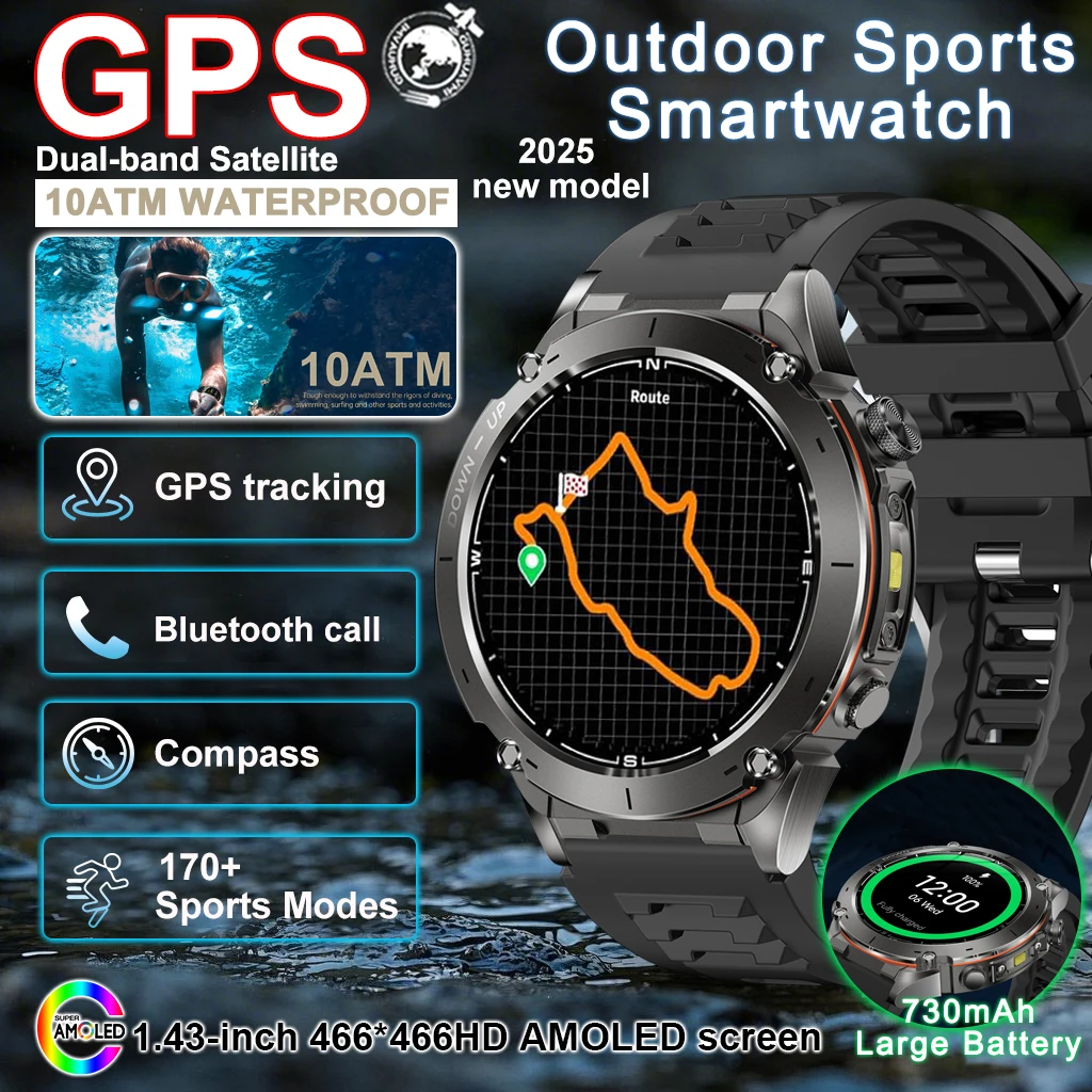 2025 NEW For HUAWEI GPS Trajectory Smart Watch Mens Altitude Bluetooth call 730mAh 170+Sport Compass Waterproof Swim Smart Watch
2025 NEW For HUAWEI GPS Trajectory Smart Watch Mens Altitude Bluetooth call 730mAh 170+Sport Compass Waterproof Swim Smart Watch