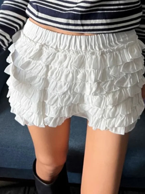 Korean Style Women's Skirt Fashionable Flared Outward Appear to Make Legs Gored Cake Skirt with Mushroom Lace Trim
Korean Style Women's Skirt Fashionable Flared Outward Appear to Make Legs Gored Cake Skirt with Mushroom Lace Trim