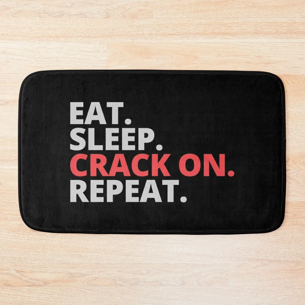 Eat Sleep Crack On Repeat Bath Mat Accessories Sets For The Bathroom Bathroom And Shower Products Mat
Eat Sleep Crack On Repeat Bath Mat Accessories Sets For The Bathroom Bathroom And Shower Products Mat