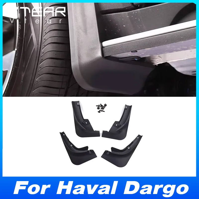 Vtear For Haval Dargo 2020-2023 ABS Mudguard Fender Cover 4pcs/set Anti-Splash Anti-Scratch Durable Black Exterior Accessories
Vtear For Haval Dargo 2020-2023 ABS Mudguard Fender Cover 4pcs/set Anti-Splash Anti-Scratch Durable Black Exterior Accessories